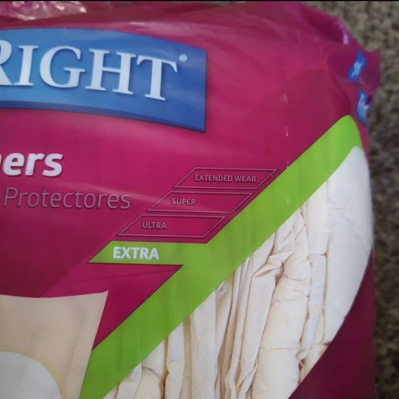 Medline FitRight Extra Incontinence Liner Pad 13x34 20Ct (Missing 3) 4D Core - Picture 4 of 16